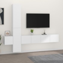 3 Piece TV Cabinet Set Grey Sonoma Engineered Wood