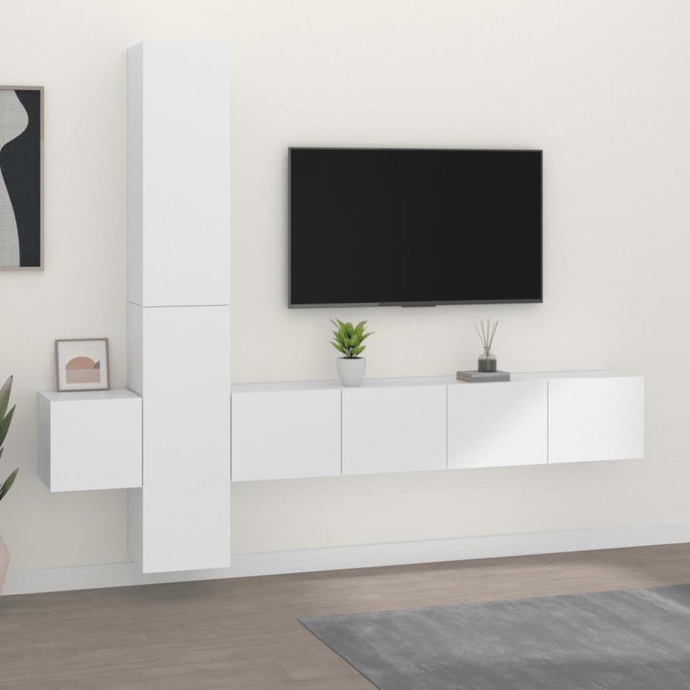 3 Piece TV Cabinet Set Grey Sonoma Engineered Wood