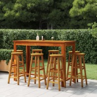 Bar Stools 4 pcs Solid...