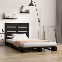 Bed Frame White 150x200 cm King Size Solid Wood Pine