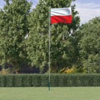Poland Flag and Pole 6.23 m...
