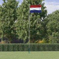 Netherlands Flag and Pole...