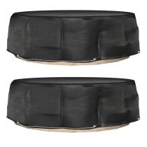 Island Lounge Cover 10 Eyelets  236x67 cm Round
