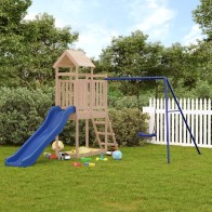 Outdoor Playset Solid Wood...