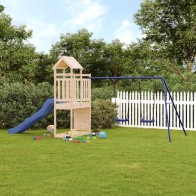 Outdoor Playset Solid Wood...