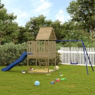 Outdoor Playset Solid Wood...