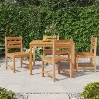 Garden Chairs 4 pcs Solid...