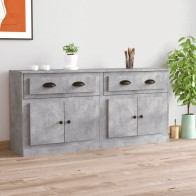Sideboards 2 pcs Brown Oak...