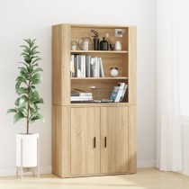 Highboard Black Engineered...