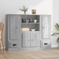 Highboards 3 pcs Sonoma Oak...