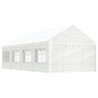 Gazebo with Roof White...