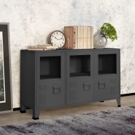 Industrial Sideboard Black...