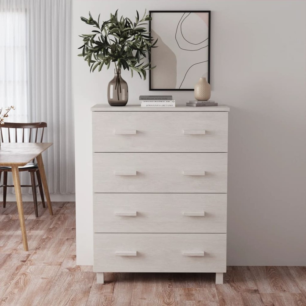 Sideboard HAMAR Honey Brown 79x40x103.5 cm Solid Wood Pine