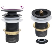 Push Drain with Overflow...