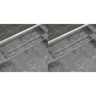 Linear Shower Drain 2 pcs...
