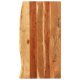 Badezimmer-Waschtischplatte Massivholz Akazie 140x52x3,8 cm
