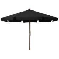 Outdoor Parasol with Wooden...