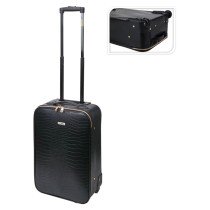 ProWorld Suitcase Quilt Design 28 L Black