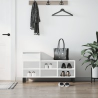 Shoe Cabinet Smoked Oak...