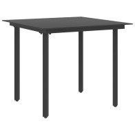 Garden Dining Table Black...