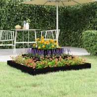 Planter Black 80x80x27 cm...