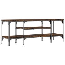 TV Cabinet Grey Sonoma 121x35x45 cm Engineered Wood&Iron