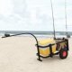 Fishing Trolley with Bag Black Steel