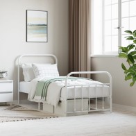 Metal Bed Frame with...