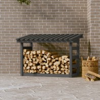 Firewood Rack Black...