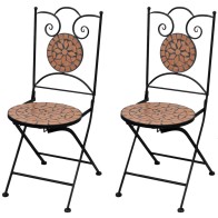 Folding Bistro Chairs 2 pcs...