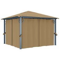 Gazebo with Curtain 400 x...