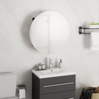 Bathroom Cabinet with Round...