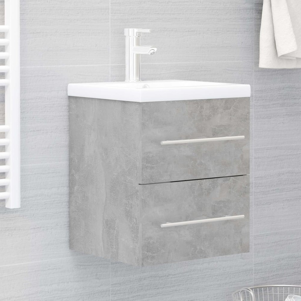 Sink Cabinet Grey 41x38.5x48 cm Engineered Wood