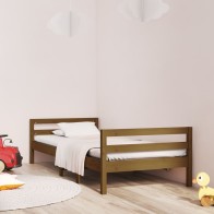 Bed Frame Honey Brown...