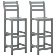 Bar Chairs 4 pcs Solid...