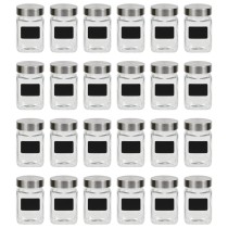 Storage Jars with Sticker 12 pcs 300 ml