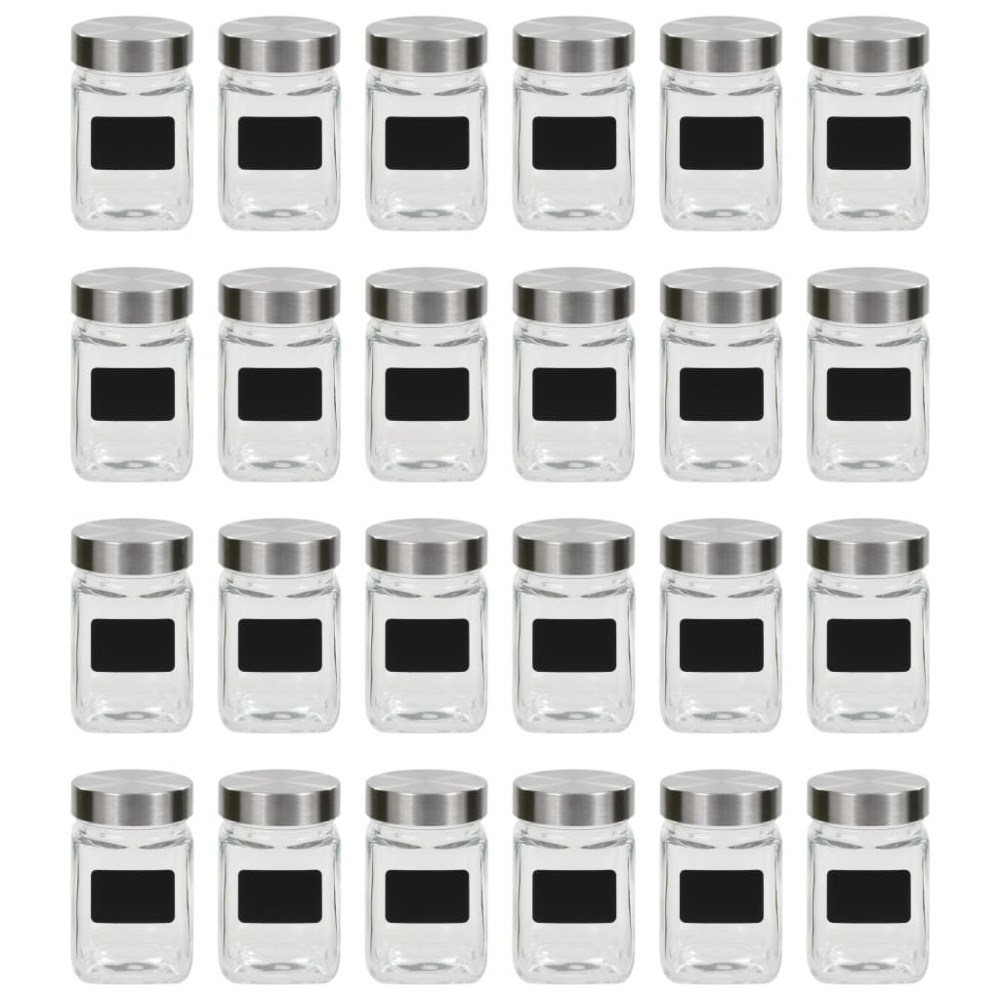 Storage Jars with Sticker 12 pcs 300 ml