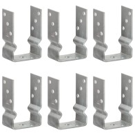Fence Anchors 6 pcs Silver...