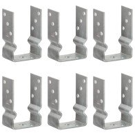 Fence Anchors 6 pcs Silver...