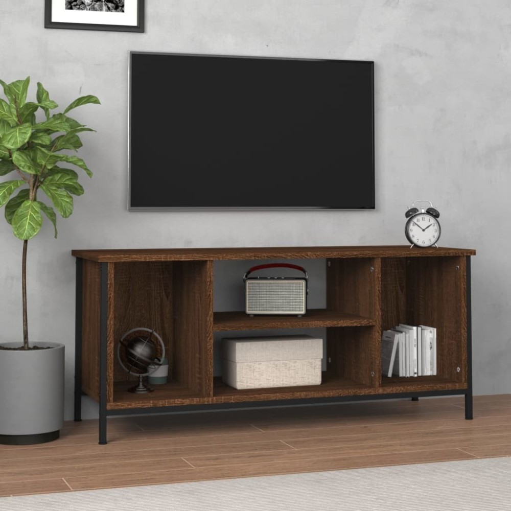 TV Cabinet Black 102x35x45 cm Engineered Wood