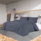 Duvet Cover Set Bordeaux 220x240 cm Cotton