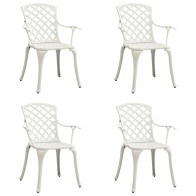 Garden Chairs 4 pcs Cast...