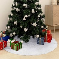 Christmas Tree Skirt White...