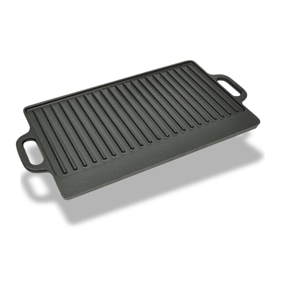 Grillplatte Wendeplatte Gusseisen 50x23 cm