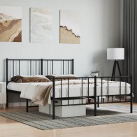 Metal Bed Frame with...
