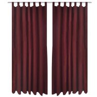 Micro-Satin Curtains 2 pcs...