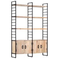 4-Tier Bookcase 124x30x180...