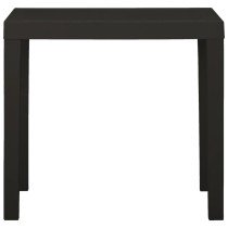 Garden Table Anthracite 79x65x72 cm Plastic