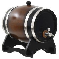 Wine Barrel with Tap Solid...