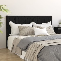 Bed Headboard White 145.5x4x100 cm Solid Pine Wood